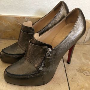 Christian Louboutin heel with zipper size 38